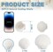 30PCS Natural White Scallop Sea Shells 2–3 Inch Bulk Set, Real Seashells for Crafts, DIY Painting, Beach Wedding Decor, Candle Making, Ocean Theme Party & Coastal Home Decoration